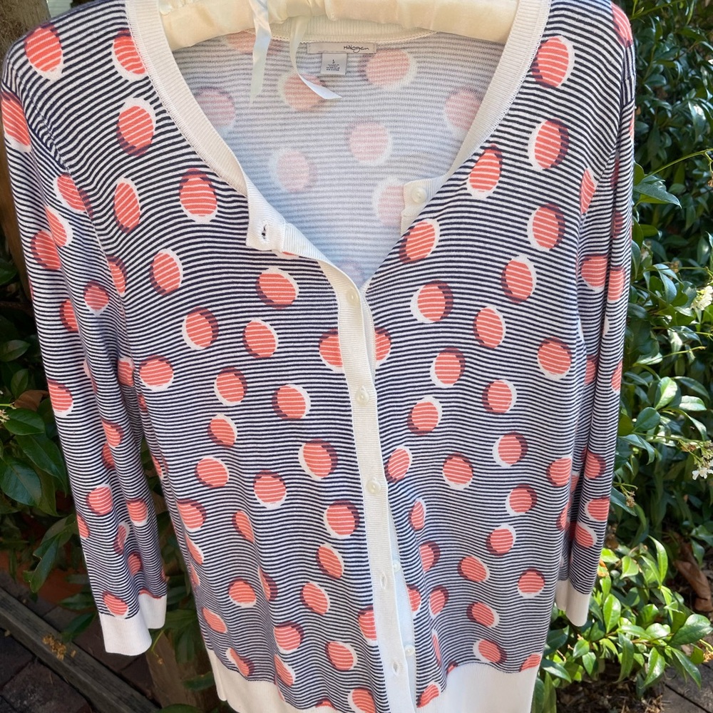 Halogen cardigan sweater.
